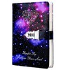 LinYesh Creative Leather Password Notebook, Galaxy Starry Sky Design Password