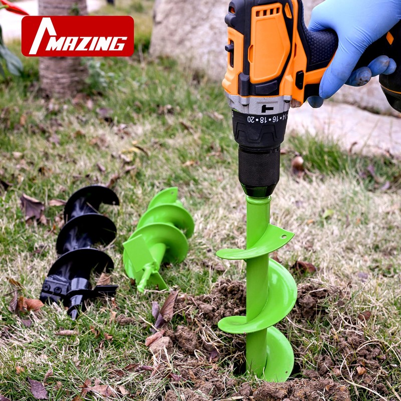 MAZING 16" x 4" Upgraded Spiral Auger Drill Bit for
