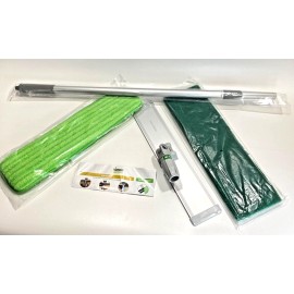 Turbo Mop 18” Floor System with Reusable pads (2 microfiber and 2 scrubbing)