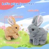 Rabbit Cuddly Toys Small - Electronic Interactive Pet Bouncing Makes