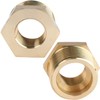2pcs 1" NPT Male x 1/2" NPT Female Brass Reducer