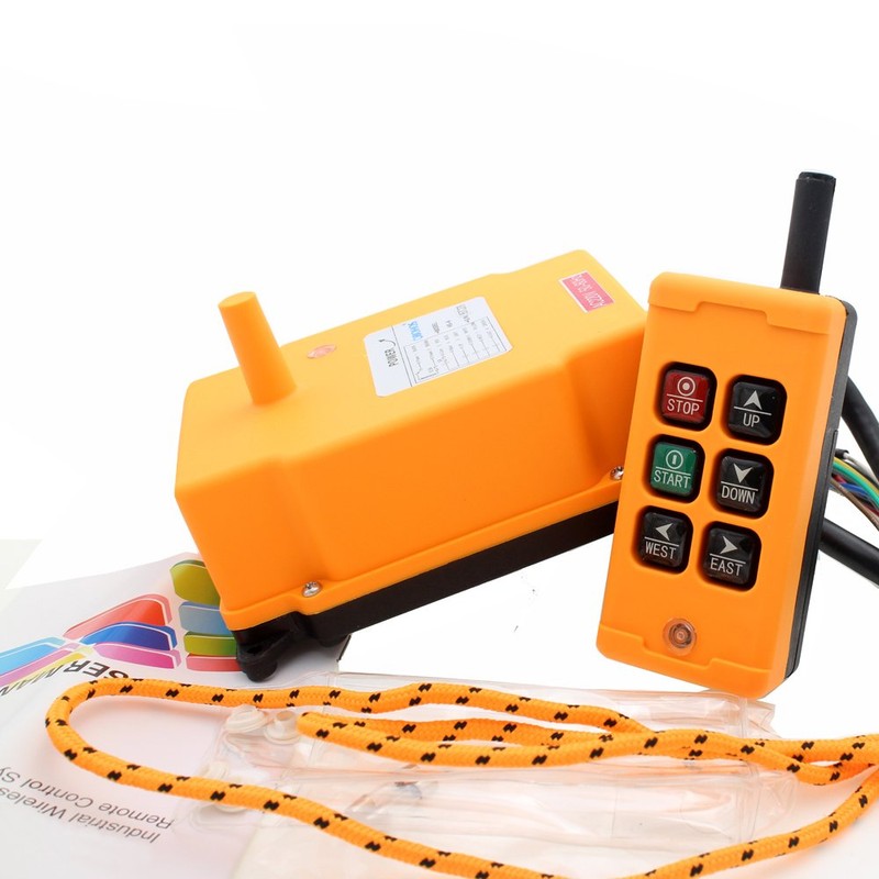 6 Key Crane Industrial Remote Control Wireless Transmitter Push Button