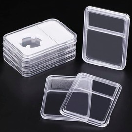 10Pack Coin Slab Snap Display Holder Storage 38mm for Morgan,Peace,IKE Silver Dollar