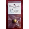 Small Burnished Brass Screw Together Cord Condenser for Window Shades