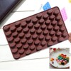 yueton 55 Cavity Coffee Beans Silicone Mold for Baking Chocolate
