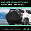 KAC Bike Cover for Transport On Rack - 600D Heavy