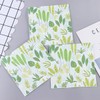 Bringsine 100-pack Sage Green Napkins,Eucalyptus Ugariye Leaves Wild Flowers Disposable