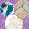 JABNOW Comb Needles Knitting Blockers Knitting Set with 50 T-Needles,