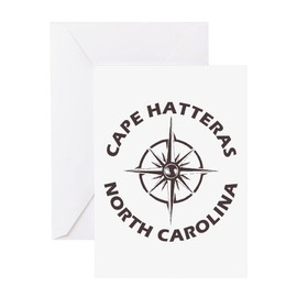 CafePress North Carolina Cape Hatteras Greeting Cards Folded Greeting Card Matte