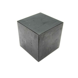 Karelian Heritage Shungite Cube for EMF Protection Highly-Protective Crystal Cube (50 mm (1.96 inches), Polished) CP04