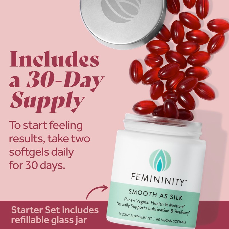 Femininity Smooth as Silk 60-Day Refill for Vaginal Dryness (120