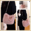 Maison de Tao Women's Handbag Faux Eco Fur Shoulder Bag