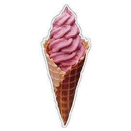 SignMission 12", Soft Ice Cream Waffle Cone