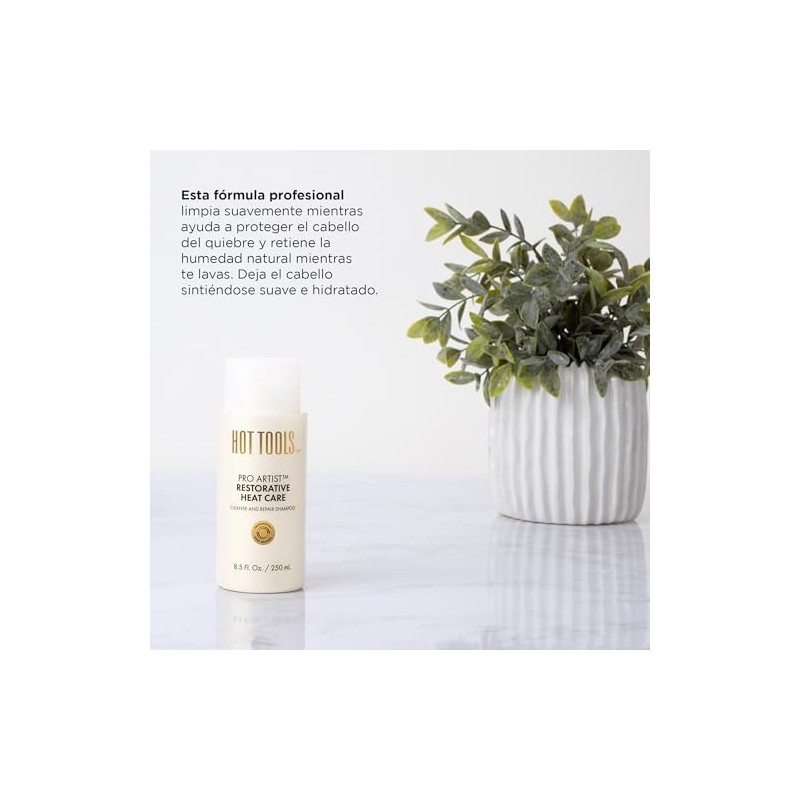 Hot Tools Restorative Heat Care Shampoo Restaurador y Protector de