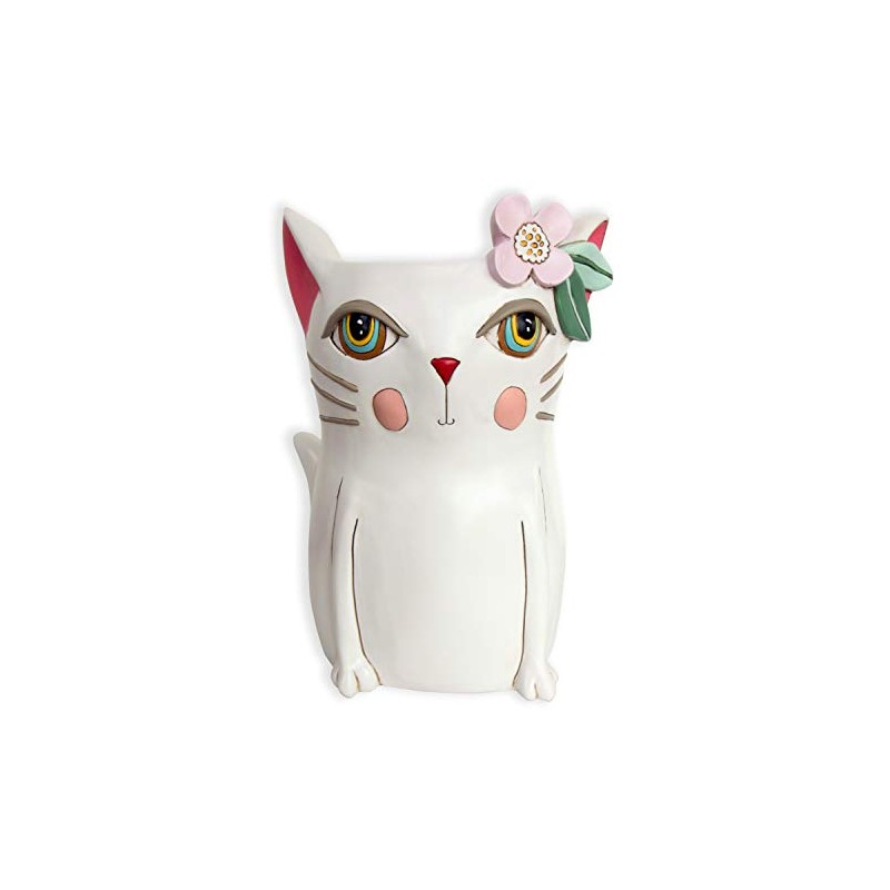 Allen Designs Pretty Kitty Cat Planter 8 inches x 5