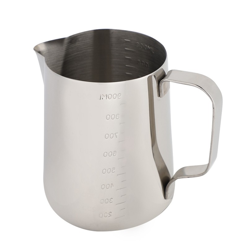 Stainless Steel Measuring Cup Coffee Jug Milk Frothing Pot Espresso