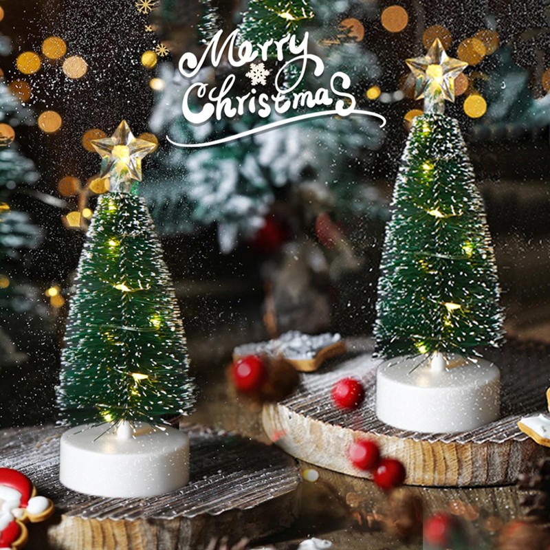 Artificial Christmas Tree, Pack of 3, Mini Christmas Tree, Table