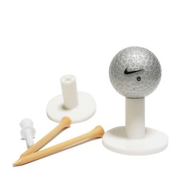 BUSHMANCRAFT Rubber Golf Tee Holder Set for Practice & Driving Range Mats (2 Pack)