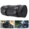 Motorcycle Bag PU Leather Saddle Bag Motorcycle Rolling Luggage Motor