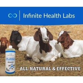 Infinite Health Labs Purge - Natural wormer / coccidia tx for cattle, goats, sheep, pigs, & dogs  8oz