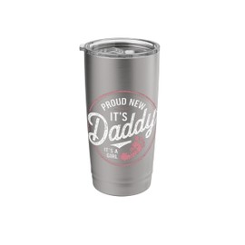 Girl Dad Est. 2025 Minimalist Dad Life Design Stainless Steel Insulated Tumbler