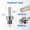 BRSCHNITT Core Drill Bit Arbor Adapter, 5/8"-11 Thread to 3/8"