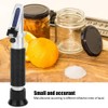 Vikye 0-10% Brix Refractometer, Refractometer Concentration Meter Handheld Tool for