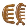 ViEinkaufen 2 Packs Wooden Massage Comb Wide Tooth Massager No