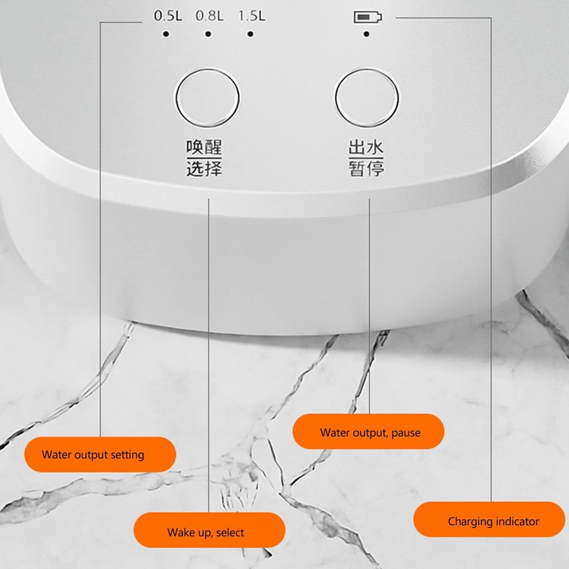 VINGVO Bomba Automática de Jarra de Agua, Dispensador de Botella