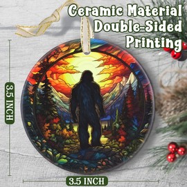 2024 Ornaments for Christmas Tree, Christmas Ornament, Round Ceramic, Holiday Decor, Christmas Tree Decoration, Beautiful Gift Christmas 2024, Gift Idea, Gift Exchange, Gifts for Men