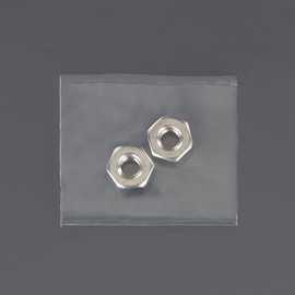 Esco UNC EA949LT-56 1/4 Hex Nut, 1 Type (Stainless Steel, 2 Pieces)