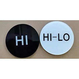 Omaha Hi Hi Lo Poker 3" Button
