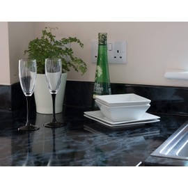 d-c-fix 346-8027 Decorative Self-Adhesive Film, Marble Black, 26" x 78" Roll