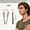 Texture Comb for Men, Styling Comb for Hair, Wide Tooth