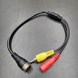 (항공케이블 젠더 M) 후방카메라배선젠더/에비에이션케이블젠더(M) (Aviation Cable Gender M) Rear Camera Wiring Gender / Aviation Cable Gender (M)