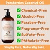 Pomberries Organic Fractionated Coconut Oil C 100% Pure MCT Oil