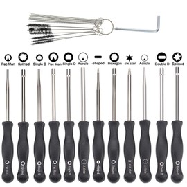 MOTOALL Carburetor Adjustment Tool Carburator Adjusting Kit for 2-Cycle Small Engine for Poulan Husqvarna STHIL ECHO Trimmer Weedeater Chainsaw Pack of 12