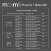 maxmill Jacquard Table Cloth Waving Pattern Water Resistant Wrinkle Resistance