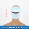 A ABSOPRO Full Face Mask Brim Design Adjustable 6.42" Windproof