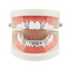 Psivika Gold Plated Shiny Hip Hop Teeth Grillz Caps Vampire