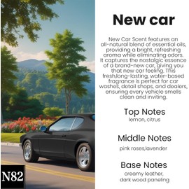 HoogaLife Car Air Freshener Diffuser 2 Pack Hanging Air Freshener - New Car Fragrance Oil Air Diffuser for Car, 45+ Days Long Lasting Fragrance Made in USA