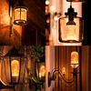 Yewclls LED Flame Effect Light Bulb, 4 Modes E26 Base