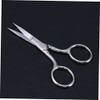 2pcs Stainless Steel Eyebrow Trimming Scissors Set Eyebrow Trimmer Scissor