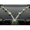 Autoschmuck Organza M garland with roses for bride and groom