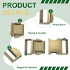 PATIKIL Metal Buckle, 4 Pack Quick Side Release Clips for