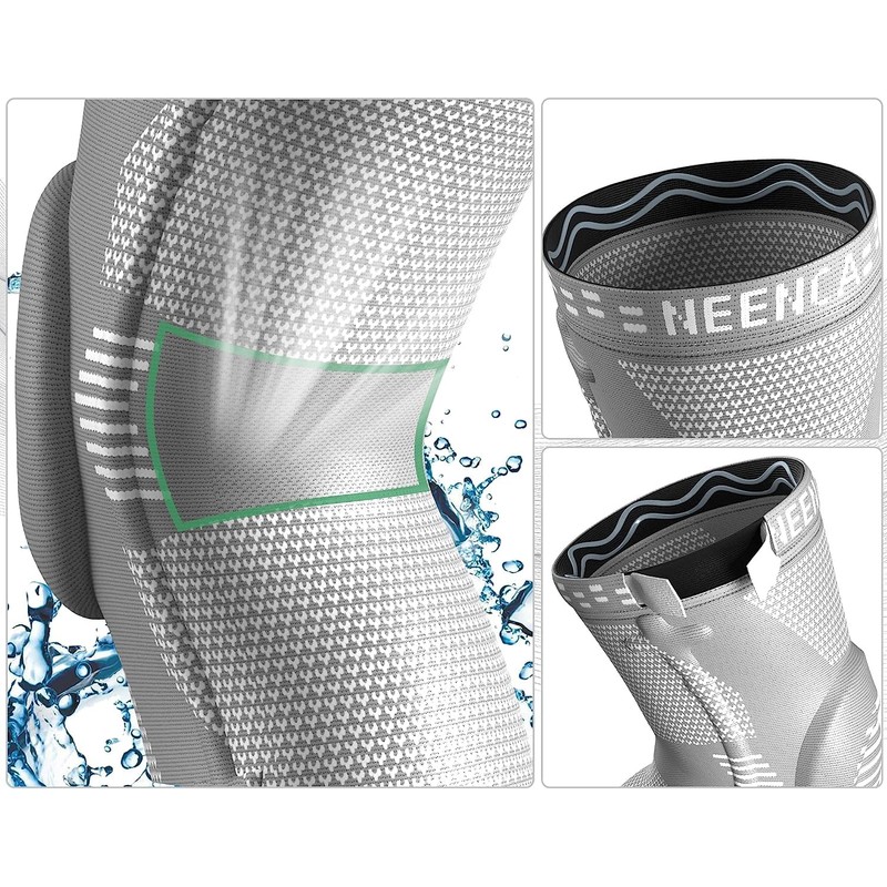 NEENCA Hinged Knee Brace, Knee Support with Side Stabilizers of