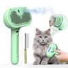 Pet Grooming Brush with Electronic Mist Spray - Gentle Deshedding