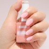FZANEST Rubber Base Builder Gel For Nails, Sheer Color Gel