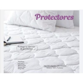 Competition Protector De Colchón King Size Capitonado C/cintas