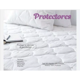 Competition Protector De Colchón King Size Capitonado C/cintas